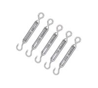 Tensores de Alambre Tensor de alambre, tensor, sujetadores gancho y ojo for tensar cables, acero inoxidable T304 alta resistencia(8pcs,M6)