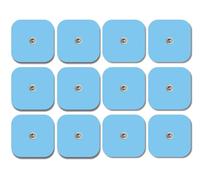 TENSPAD SILVER Pack 12 electrodos S (50x50 mm) compatibles con aparatos: Beurer, Bluetens, Sanitas, Vitalcontrol