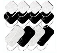 TENSPAD SILVER Set electrodos para GLOBUS, CEFAR, Prim, PROMED con Conector Pin de 2 mm (8 electrodos 50x50mm + 4 electrodos 50x90 mm)