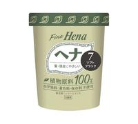 TENSTAR - Fine Hena Color Hair Dye 7 Soft Black 40g x 2