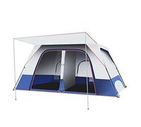 Tent 4-8 Person Tourist Tents Outdoor Camping Two Rooms and One Living Room Double Layer Large Camping Family Party Tent Outdoor