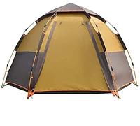 Tent,Camping Pop-upSetting Hydraulic Thickened Rainproof accommodate 5-8 People Camping Travel Color:Yellow