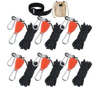 Tent Cord Gripper Tensioner Heavy Duty Retractable Tie Down Cord