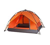 Tent Double Layer Automatic Instant Setup Camping Tent 3-4 Person Family Tent Waterproof Foldable Tent for Hiking Travel Yurt