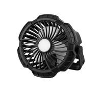 Tent Fan 4000mAh 3-Speed With LED Light And Cooling Breeze Or Remote