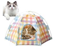 Tent for Cats - 18.5 Inches, Portable Pet Enclosure, Foldable Kitten Shelter | Cat Play Tent, Mesh Puppy House for Living Room, Bedroom, Indoor, Outdoor, Backyard, Balcony, Patio and Camping Use