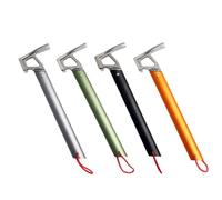Tent Hammer Lightweight, Aluminum Handle, Stainless Steel Hammer Tool