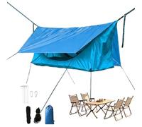 Tent Hammock - Adult Resting Canopy with Gnat Net and Rain Cover