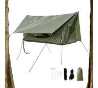 Tent Hammock - Zippered Flat Lay Breathable Adult Camping Canopy