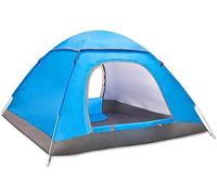 Tent Outdoor Large Fully Automatic Single-Layer Tent 2People's Anti-Storm Rain Double Camping Tent Festival Essential, Dome Tent, 100% Waterproof with Sewn in groundsheet,200 * 200 * 145