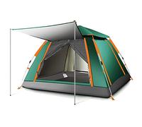 Tent Picnic Camping Outdoor Automatic Speed Open Tent 3-5 People Portable Rainproof Beach Shade Free Ride Tent Pop-up Large Camping Tent Cabin Tent Quick Installation Waterproof Tent