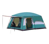 Tent Rainstorm-Proof Camping Tent Outdoor Two-Bedroom and One-Living Tent 8 People 10 People 12 People Multi-Person Tent for Hiking Travel