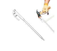 Tent Stakes, Heavy Duty Camping Spikes, Stainless Steel Ground Anchors, 20cm/30cm, Portable Canopy Fixing Pegs, Securing Tents on Yard, Beach, and Lawn