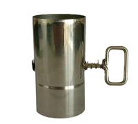 Tent Stove Pipe, Stainless Steel Thickened, Adjustable Stove Chimney