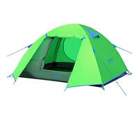 Tent Three Windproof and Rainproof Outdoor Camping Riding Mountaineering Family Travel Leisure Tent Waterproof Sunscreen Tent Cycling Hiking Camping Tent Small Awning Beach Tent