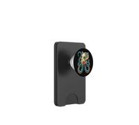 Tentáculo de Pulpo de Calavera de Gato, Arte Steampunk PopSockets PopWallet para MagSafe