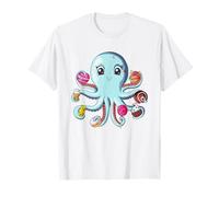 Tentáculos De Azúcar Pastel De Caramelo Pulpo Amante Del Camiseta