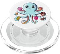 Tentáculos De Azúcar Pastel De Caramelo Pulpo Amante Del PopSockets PopGrip para MagSafe
