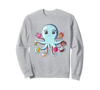 Tentáculos De Azúcar Pastel De Caramelo Pulpo Amante Del Sudadera