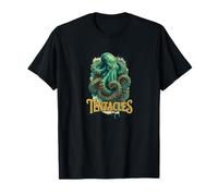 Tentáculos de Pulpo - Arte Vintage de Monstruos Marinos de Kraken Camiseta