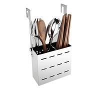 TentHome Escurridor Cubiertos Acero Inoxidable, Porta-Utensilios de Cocina para Cuchillo, Tenedor, Cuchara en Encimera Cocina, Soporte de Utensilios, Escurre Cubiertos, Escurrecubiertos Pared