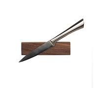 TentHome - Soporte para Cuchillos de Cocina de Madera de Nogal FAS con imán de Pared, 15 cm