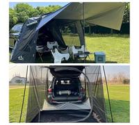 TentHome Toldo para Coche Furgoneta Camper SUV con Mosquitera, Tienda de Campaña para Maletero de Coche, Carpa Accesorios Camper para Furgonetas Portón Trasero