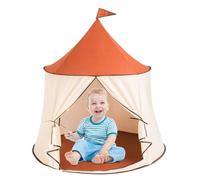 Tents for Kids, Camping Castle Playhouse, 53.15x43.31 Inches Fun Indoor Outdoor Tent for Birthday Gift Play Center for Boys and Girls, Foldable Pop-Up Tent for