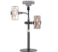 Tentucro Soporte para cámara web 2 en 1 para teléfono móvil, Logitech Webcam C922 C930e C920S C920 C920 C615, etc. (rosca de 1/4")