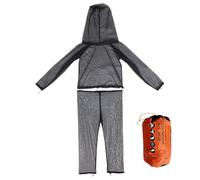 Tenue de maille de - Costume à preuves avec un pantalon et un sweat à capuche, un équipement de filets pour le corps plein de carrosserie | Kit de protection contre les insectes en plein air pour, XXL