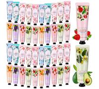 Tenuiskft 40 Pack Cremas Manos de Regalo Navidad para Manos Secas y Agrietadas, Hidratante, Fragancia para Manos, Día y Noche, Se Absorbe Rápidamente, Gran Olor, Aceite Sin Olores (1200 ml)