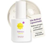 TENURAL Drefcream - Crema Facial Antiedad con 5% Retinal Liposomado, Ácido Hialurónico y Proteoglicanos - Tratamiento Reafirmante Intensivo para Piel Madura, Seca o Retinizada - 50 ml