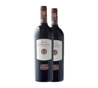 Tenuta La Fuga Sangiovese Rosso di Montalcino 75 cl Vino tinto (Caja de 2 Botellas de 75 cl)