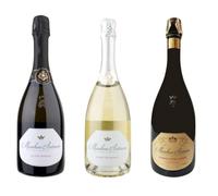 Tenuta Montenisa Fam. Antinori | Franciacorta DOCG Brut | Set Regalo 3 Botellas | Blanc de Blancs 0,75 | Cuvée Royale 0,75 | Donna Cora Satèn | Regalo Navidad y Eventos Especiales