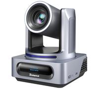 Tenveo Cámara PTZ 4K NDI con Seguimiento por AI y Zoom Óptico 20X - Salidas HDMI, 3G-SDI, USB 3.0 y PoE - Transmisión IP para Conferencias, Youtube, OBS, vMix, Zoom, Teams （ VX20M-4KN）
