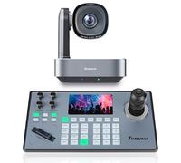 Tenveo Cámara PTZ 4K Seguimiento AI Humano y Facial, Zoom Óptico 20X Controlador de Joystick