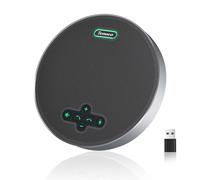 Tenveo M5B-W MagiCallpro Altavoz de Conferencias con 8 Micrófonos de IA, Cobertura 360°, Batería de 18h. Compatible con Zoom, Teams, etc. Ideal para 12-15 Personas.