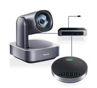 Tenveo VLGroup Cámara PTZ 4K Todo en uno para conferencias con Sistema de Altavoz Bluetooth Lente Gran Angular con Zoom óptico 12X Funciona con Zoom Skype Teams