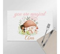 Tenvinilo | Manteles Individuales Personalizados y Manteles Individuales Infantiles | Mantel Hada Mágica Personalizable | Cocina | Tapetes | Antimanchas | Salvamanteles | Vinilo | 45x30cm