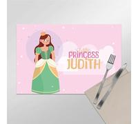 Tenvinilo | Manteles Individuales Personalizados y Manteles Individuales Infantiles | Mantel Princesa Personalizable | Cocina | Tapetes | Antimanchas | Salvamanteles | Vinilo | 45x30cm