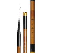TENVORA CañA de Pescar,CañAs de Pescar Mini caña de Pescar telescópica portátil, 1,5 m-6,30 m, diseño ergonómico, caña de Pescar de Fibra de Carbono, Accesorios de Equipo de Pesca(5.4 m)
