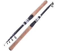 TENVORA CañA De Pescar,CañAs De Pescar Serie alimentadora Portátil 1.8-2.7cm Mini telescópica / 6 SECCIÓN 3.0 3.3 3.6M Alimentador de Carpas 60-180g Viajes de caña de Pesca(White,1.8 m)