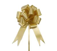 TENVORA Lazo Gigante,Lazo De Gran TamañO 30pcs Pull Bows Cintas Fiesta de Eventos cumpleaños Bricolaje Embalaje Regalo Decoración del Coche la Boda Navidad Arcasa Flor Flor(Gold)