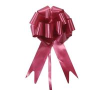 TENVORA Lazo Gigante,Lazo De Gran TamañO 30pcs Pull Bows Cintas Fiesta de Eventos cumpleaños Bricolaje Embalaje Regalo Decoración del Coche la Boda Navidad Arcasa Flor Flor(Winered)