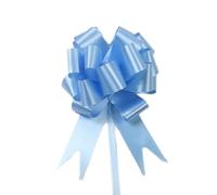 TENVORA Lazo Gigante,Lazo De Gran TamañO 30pcs Pull Bows Cintas Fiesta de Eventos cumpleaños Bricolaje Embalaje Regalo Decoración del Coche la Boda Navidad Arcasa Flor Flor(Blue)