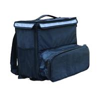 TENVORA Mochila Repartidor Pizza,Bolsa Isotermica Bolsas De Refrigerador Grande Cake Takeaway Caja Congelador Mochila Fast Alimento Pizza Entrega Incubadora Hielo Paquete(Black)