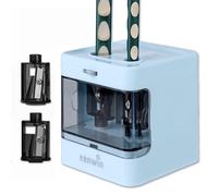 tenwin Sacapuntas eléctrico, doble fuente de alimentación, adecuado para sacapuntas portátiles de lápices de colores de 6 a 12 mm, artista/adultos/oficina/escuela/hogar