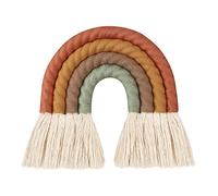 TENYELE Adorno para colgar en la pared, diseño de arco iris, hecho a mano, para decoración del hogar, para enfermera, tapiz grande para colgar en