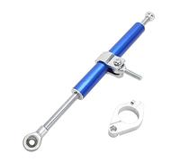 TENYELE Amortiguador de dirección de modificación del motor, amortiguador, antivibración, estabilizador de regla de titanio, modificación de motocicleta, montaje de soporte, control estabilizador CNC
