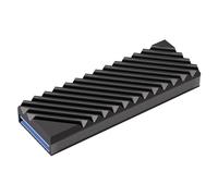 TENYELE Disipador térmico compacto de disco duro 2280, fácil instalación, integración perfecta con componentes de PC para estaciones de trabajo de PC de escritorio, disipador de calor SSD de alto